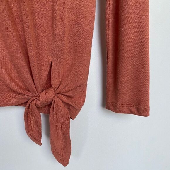 MADEWELL Soundcheck Side Tie Long Sleeve Top - Picture 4 of 9